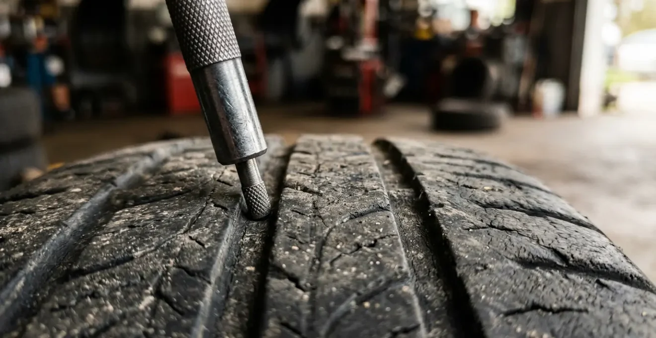 Détail technique d'un véhicule en cours d'inspection mécanique révélant l'importance de l'entretien pour la validité de l'assurance automobile