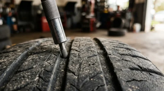 Détail technique d'un véhicule en cours d'inspection mécanique révélant l'importance de l'entretien pour la validité de l'assurance automobile