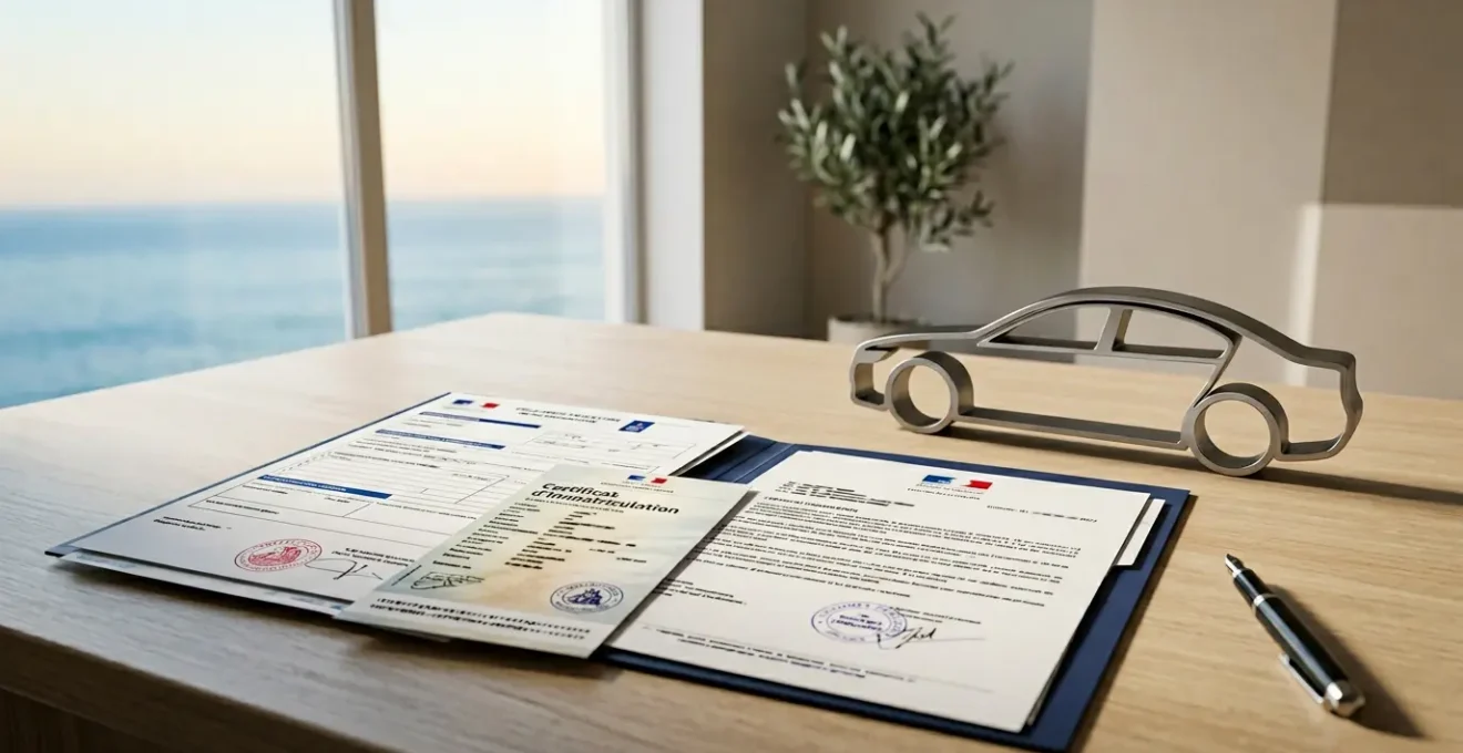 Démarches administratives d'exportation de véhicule vers l'étranger avec documents officiels