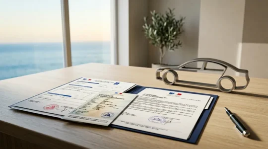 Démarches administratives d'exportation de véhicule vers l'étranger avec documents officiels