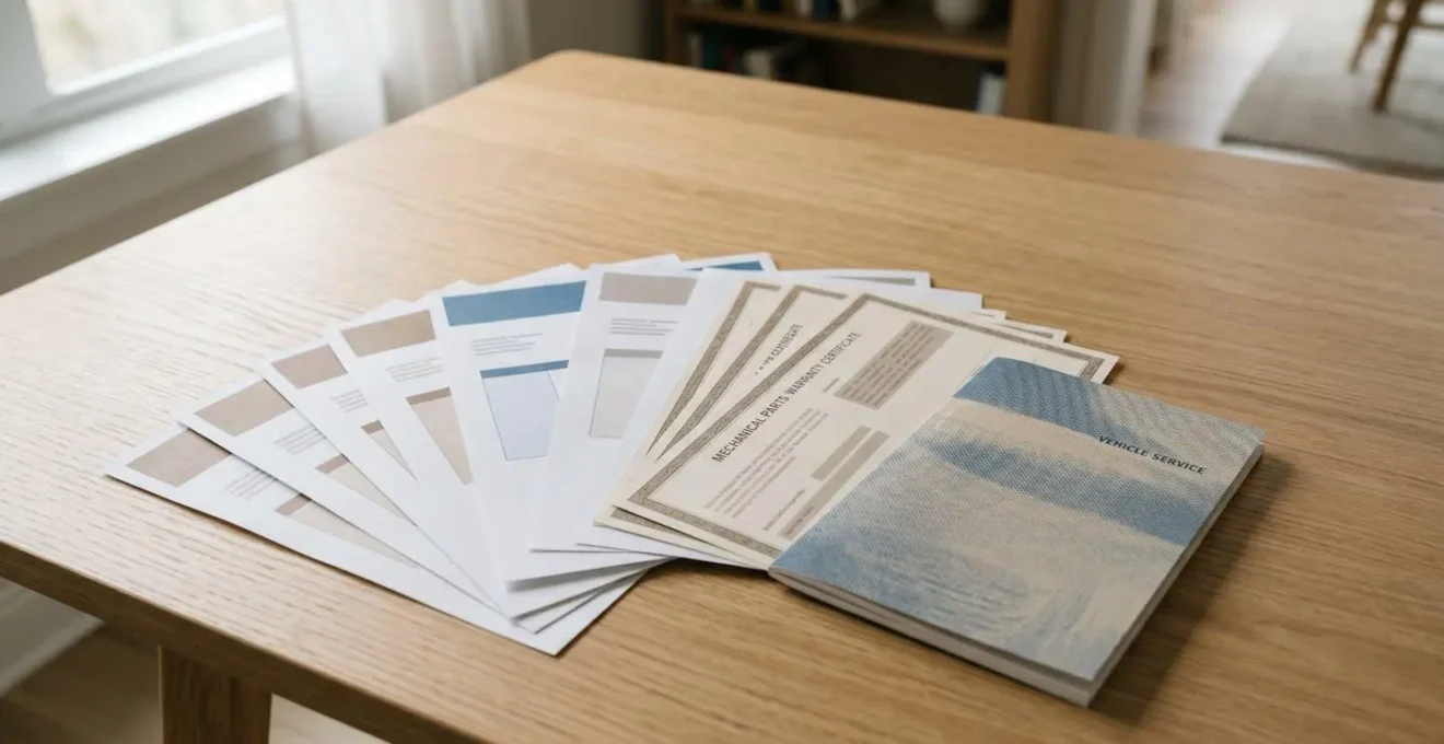 Documents d'entretien automobile et factures de garage attestant du suivi régulier d'un véhicule avant expertise