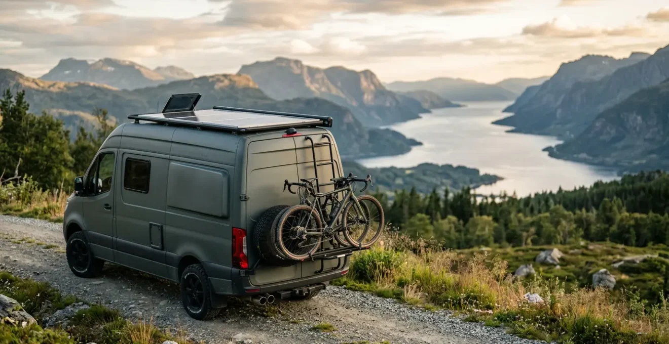 Fourgon aménagé artisanal haut de gamme avec finitions personnalisées