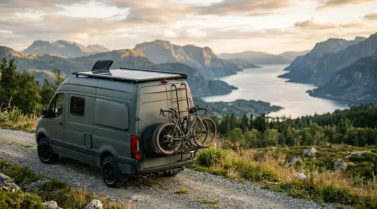 Fourgon aménagé artisanal haut de gamme avec finitions personnalisées