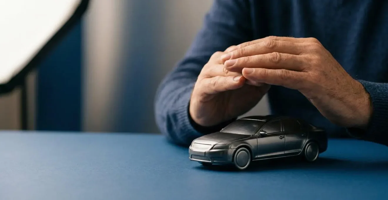 Illustration symbolisant la protection financière lors de l'achat d'un véhicule à crédit