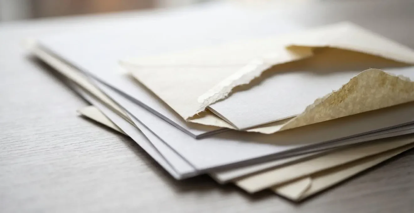 Vue en plongée sur un dossier administratif organisé avec des documents et courriers soigneusement classés pour une saisine du BCT